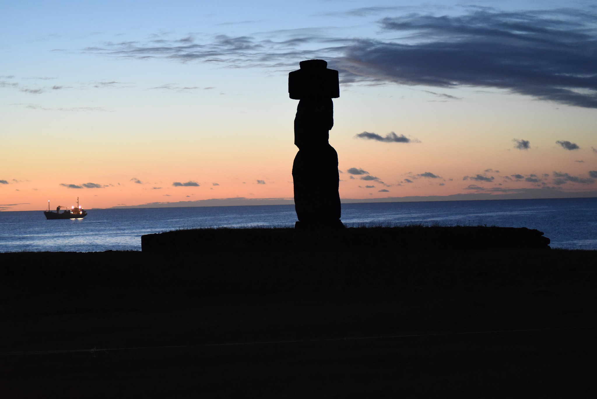 Atardecer en Isla de Pascua 2